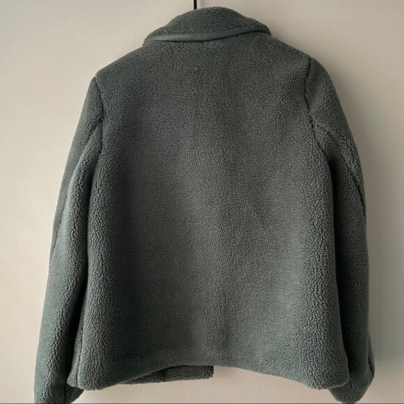 Rebecca Minkoff Olive Green Harley Teddy Jacket - Women's Medium - Picture 5 of 11